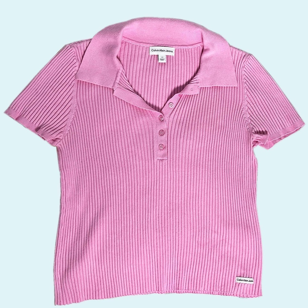 Bubble Gum Pink Calvin Klein Jeans Top